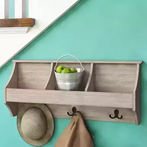 Beckemeyer Wall Mounted Coat Rack