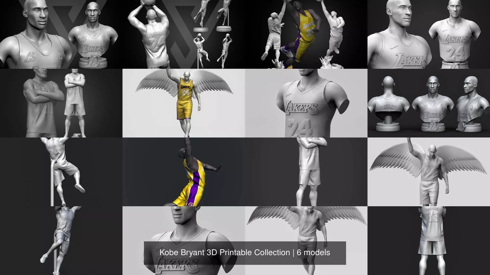 Kobe Bryant 3D Printable Collection _0