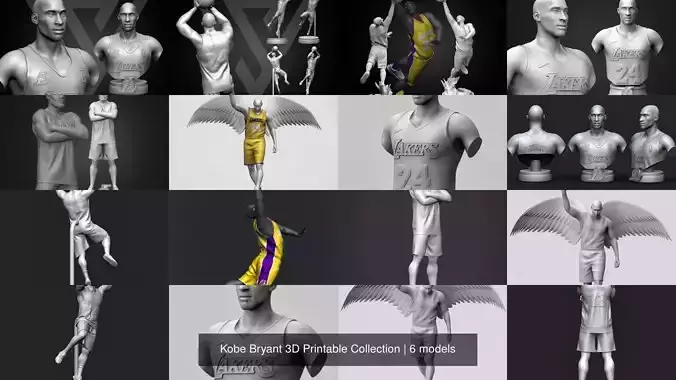 Kobe Bryant 3D Printable Collection 