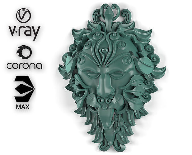 green man statue 3D model