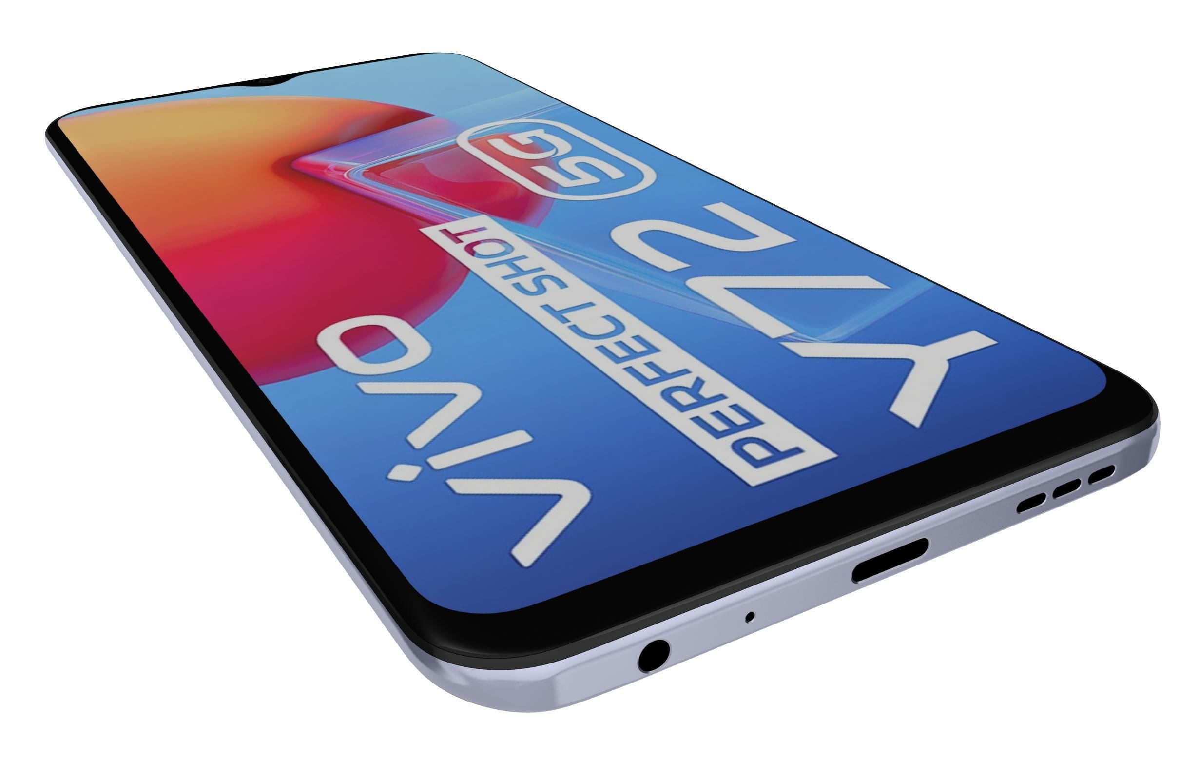 Vivo Y72 Graphite Black And Dream Glow 3D model_19