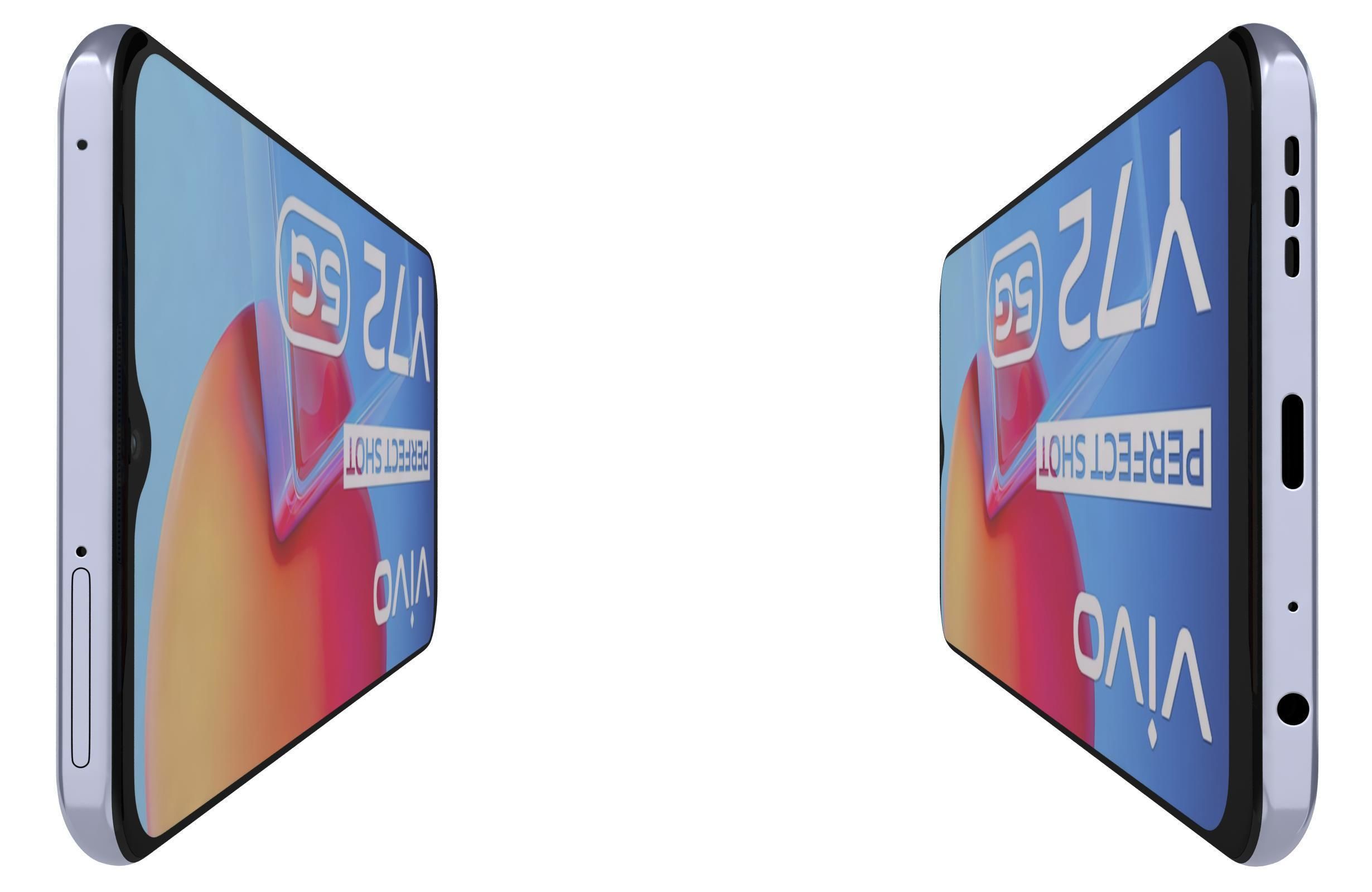 Vivo Y72 Graphite Black And Dream Glow 3D model_30