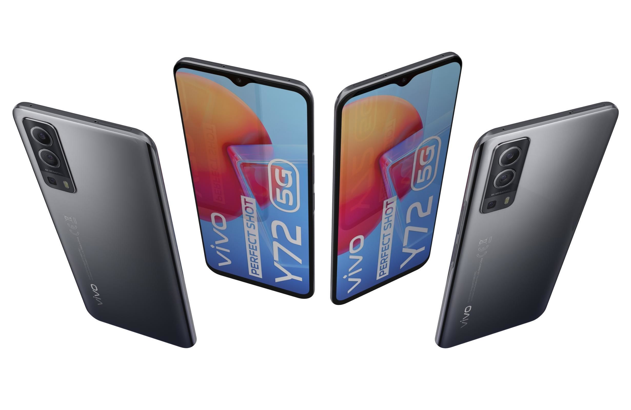 Vivo Y72 Graphite Black And Dream Glow 3D model_6