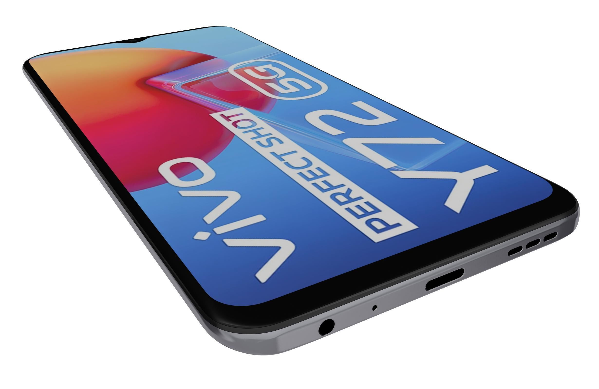 Vivo Y72 Graphite Black And Dream Glow 3D model_18