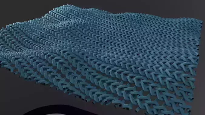 Knitted 3D model cloth Texture