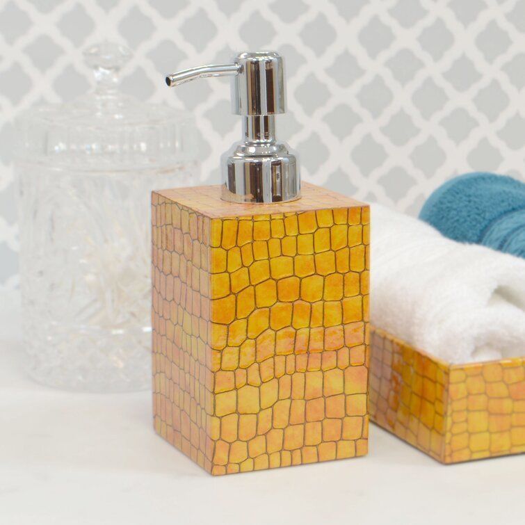 Tamara Genuine Leather Soap Dispenser 3D model_1