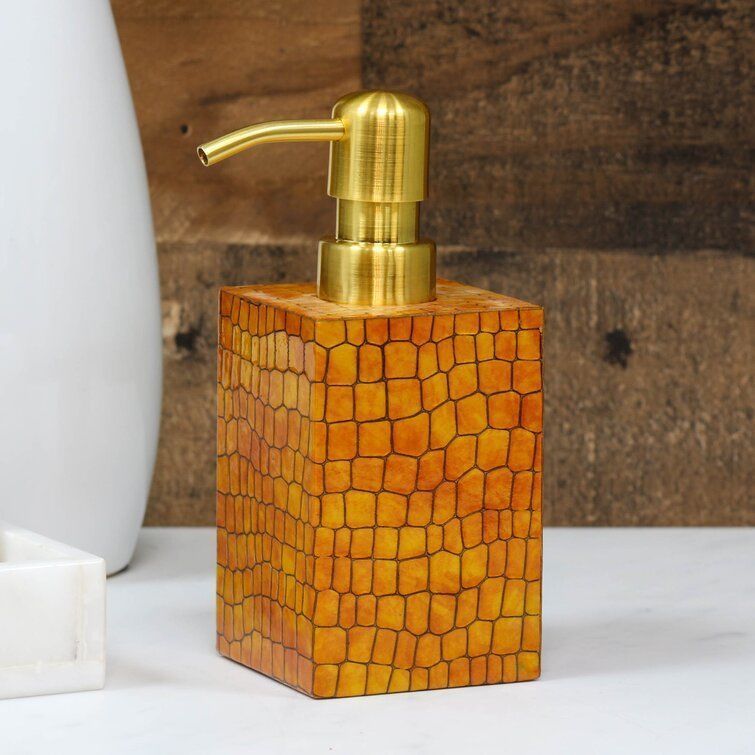 Tamara Genuine Leather Soap Dispenser 3D model_4