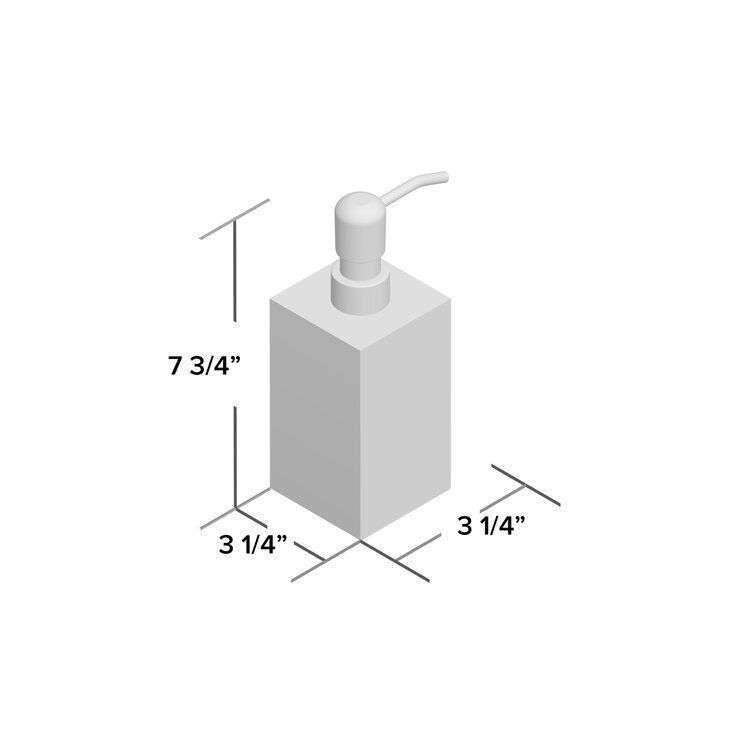 Tamara Genuine Leather Soap Dispenser 3D model_3