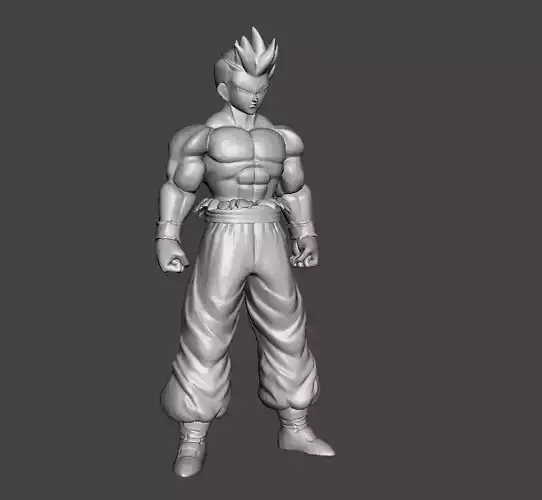 Goten Super Saiyan Dragon Ball GT 3D Model