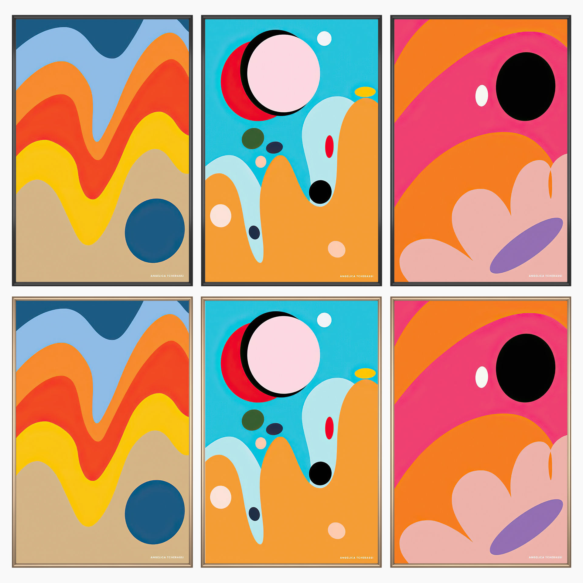 Wall Art Set 3985 3D model_1