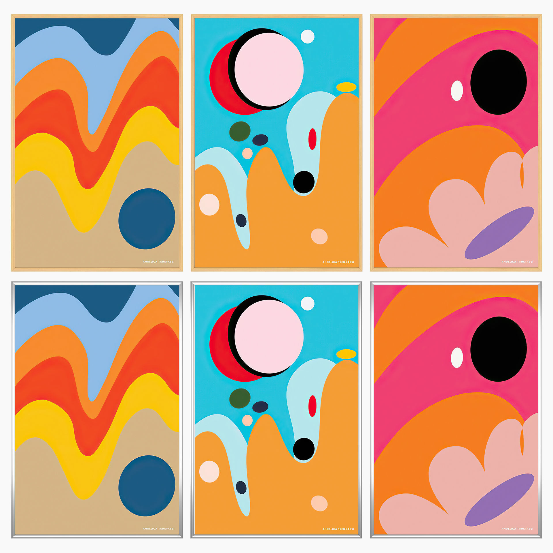 Wall Art Set 3985 3D model_2