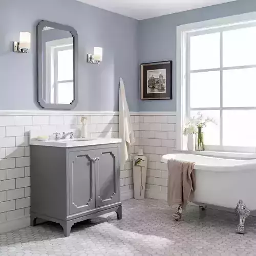 Queen Single Bathroom Vanity Set - 2 Colour