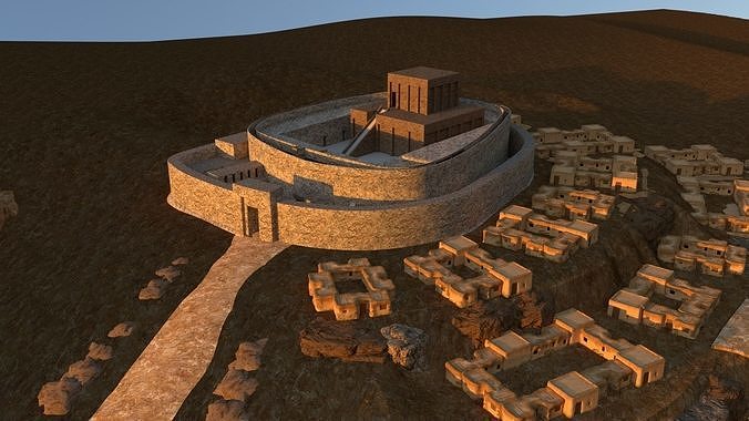 Mesopotamian Settlement 3D model
