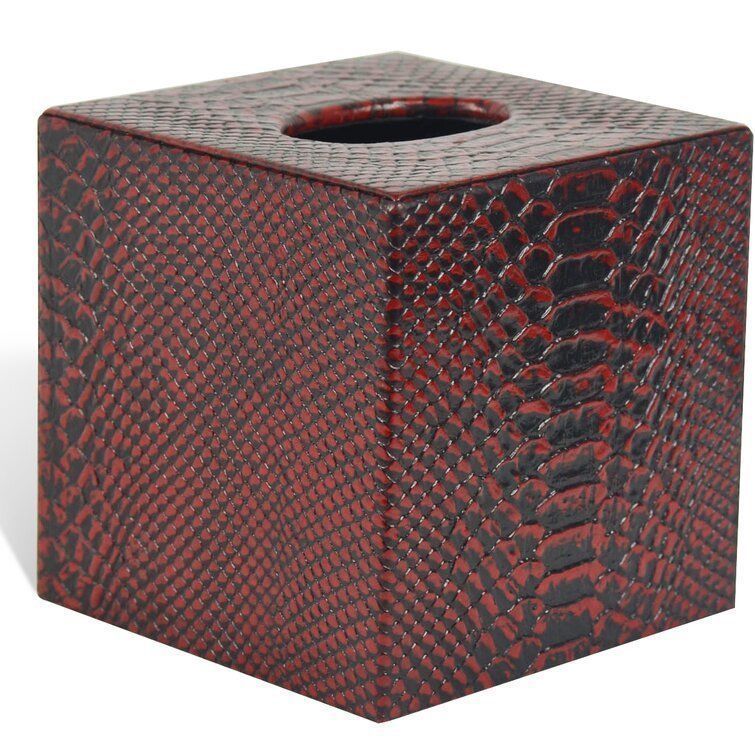 Ruth Genuine Leather Tissue Box Cover 3D model_4