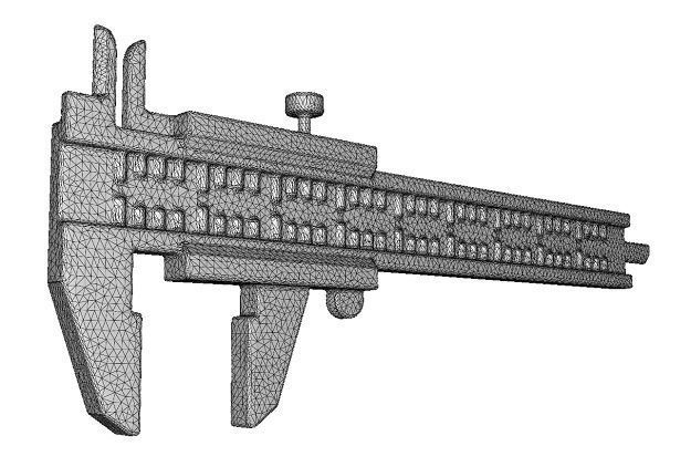 Spectacular Vernier Caliper Toy Low-poly 3D model_5