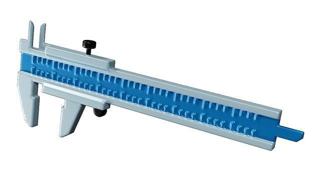 Spectacular Vernier Caliper Toy Low-poly 3D model_1