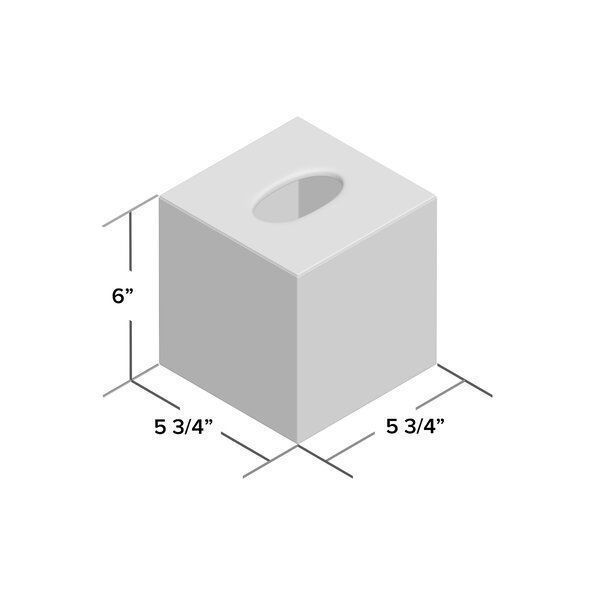 Eva Genuine Leather Tissue Box Cover 3D model_1