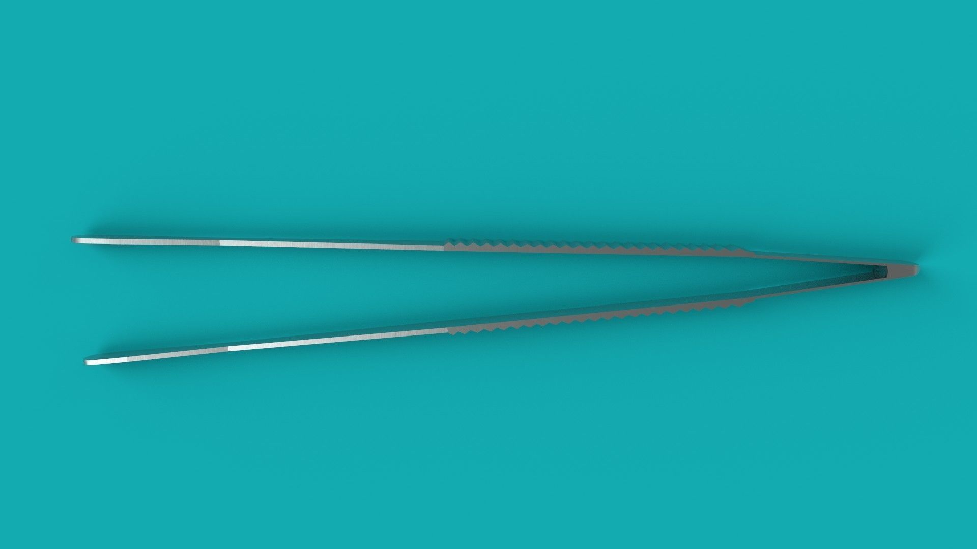 Surgical Tool - Russian Forceps Low-poly 3D model_6