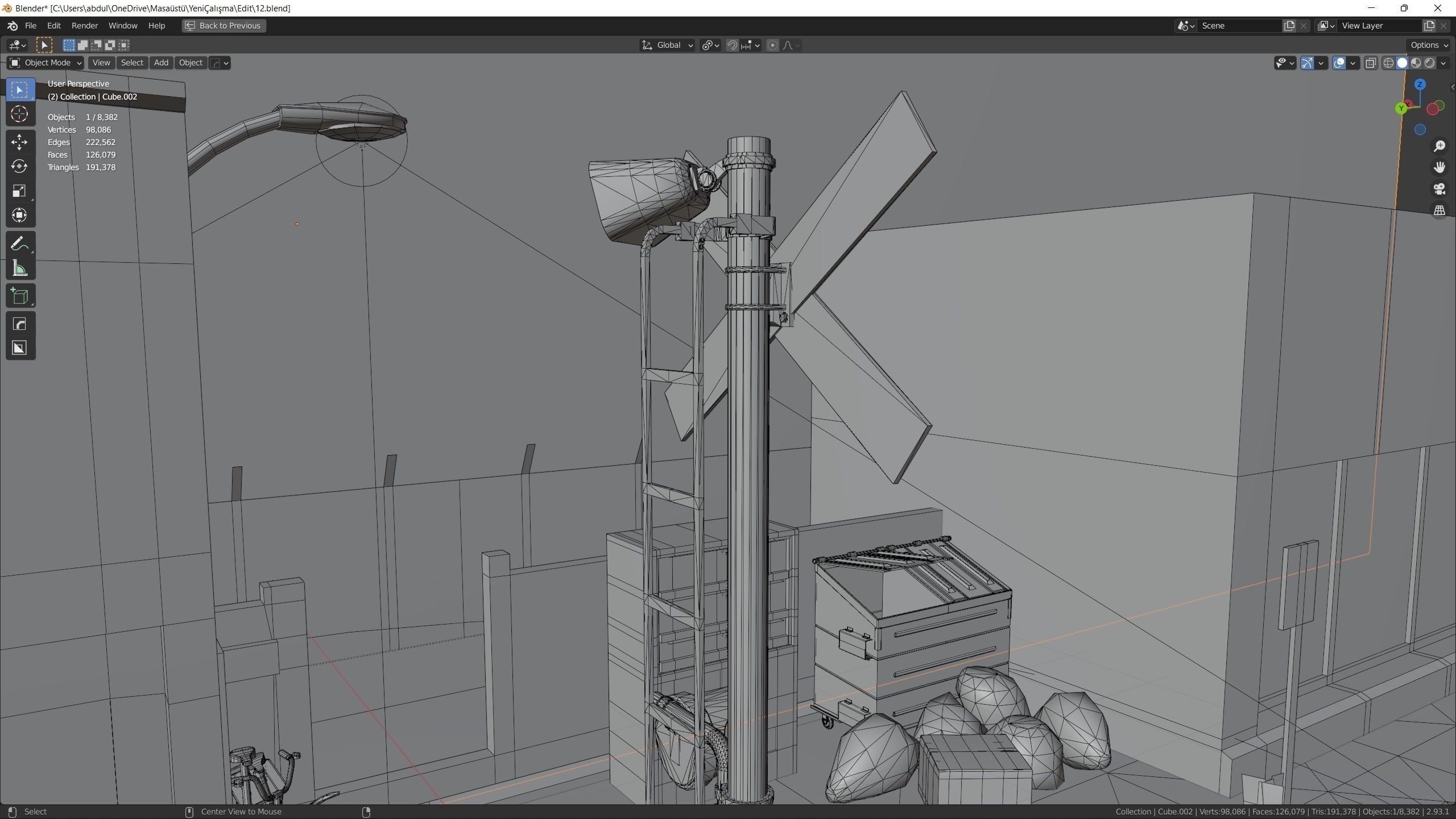 Japanese Train Station Japanese Low-poly 3D model_8