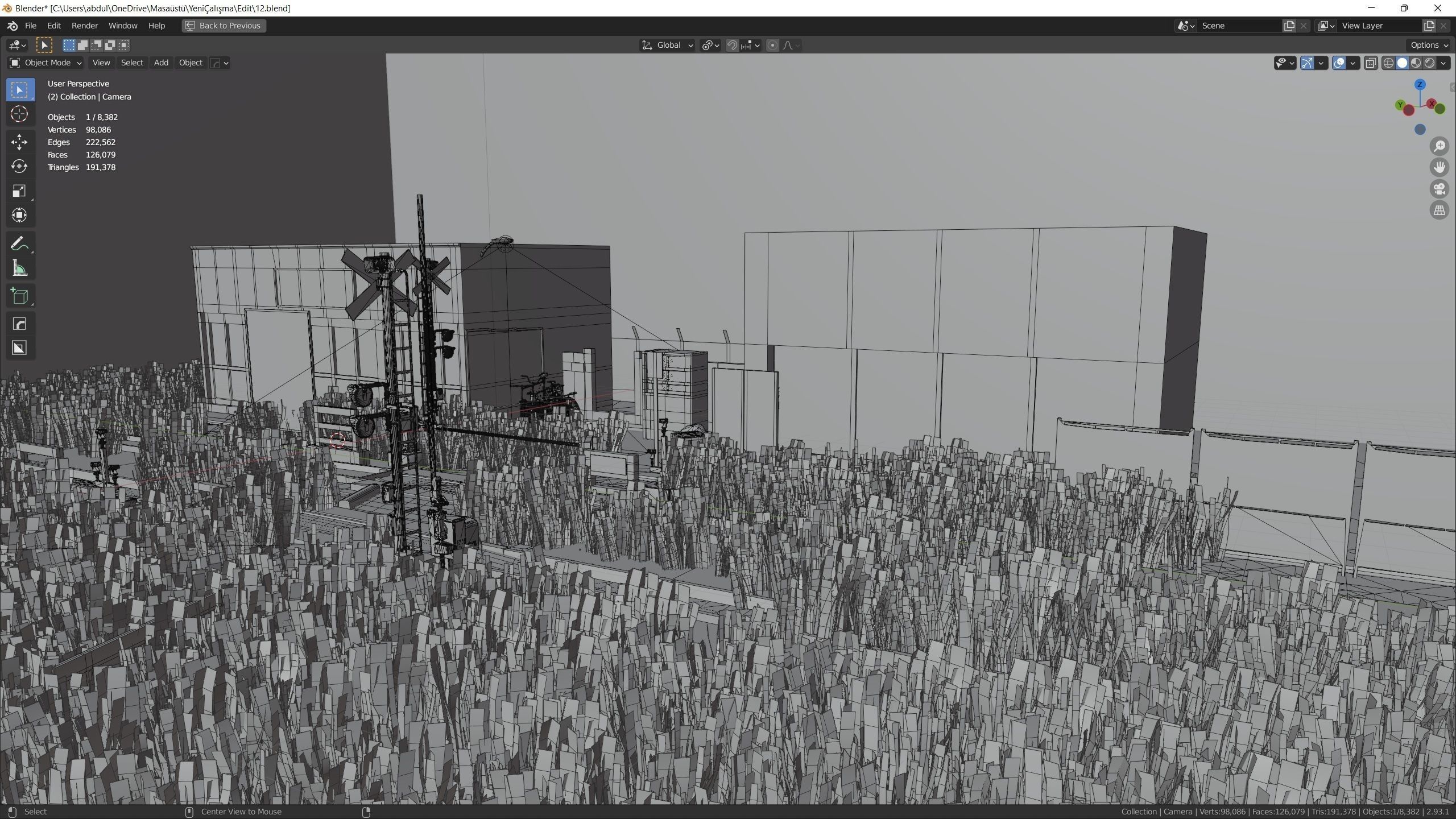 Japanese Train Station Japanese Low-poly 3D model_5