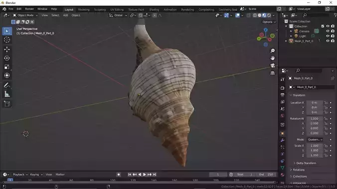 Sea Shell 1 Photoscan