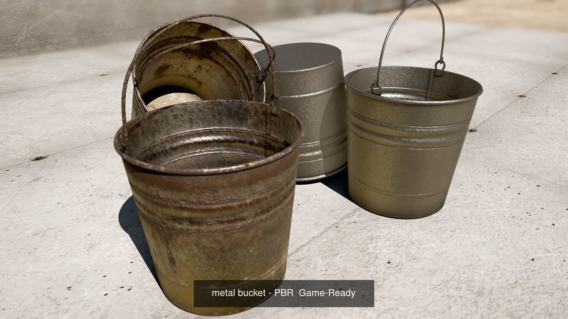 rusty cleaning tools 3D Model Collection_28