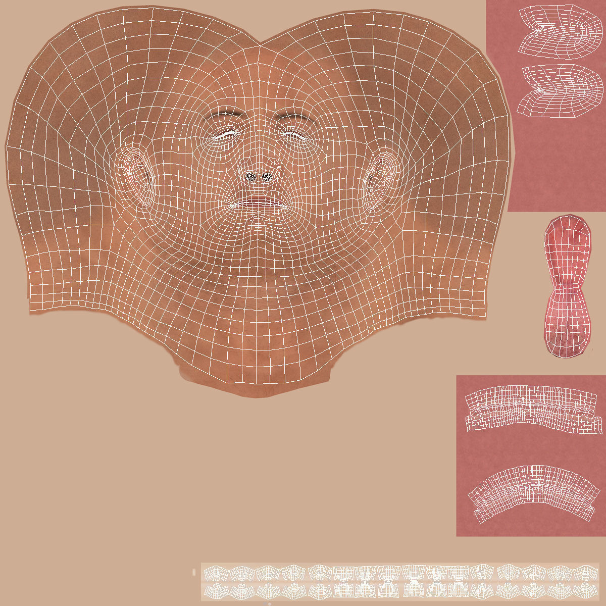 Worker With Hardhat Walking Pose 3D model_15