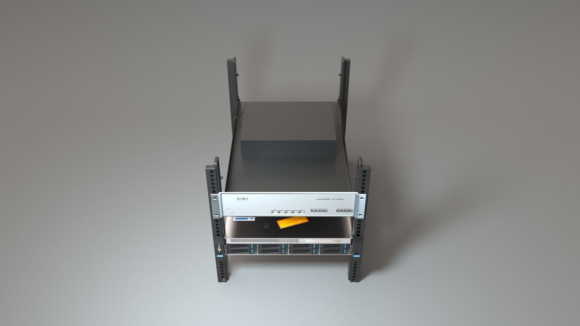 Host machine chassis memory model 3D model_1