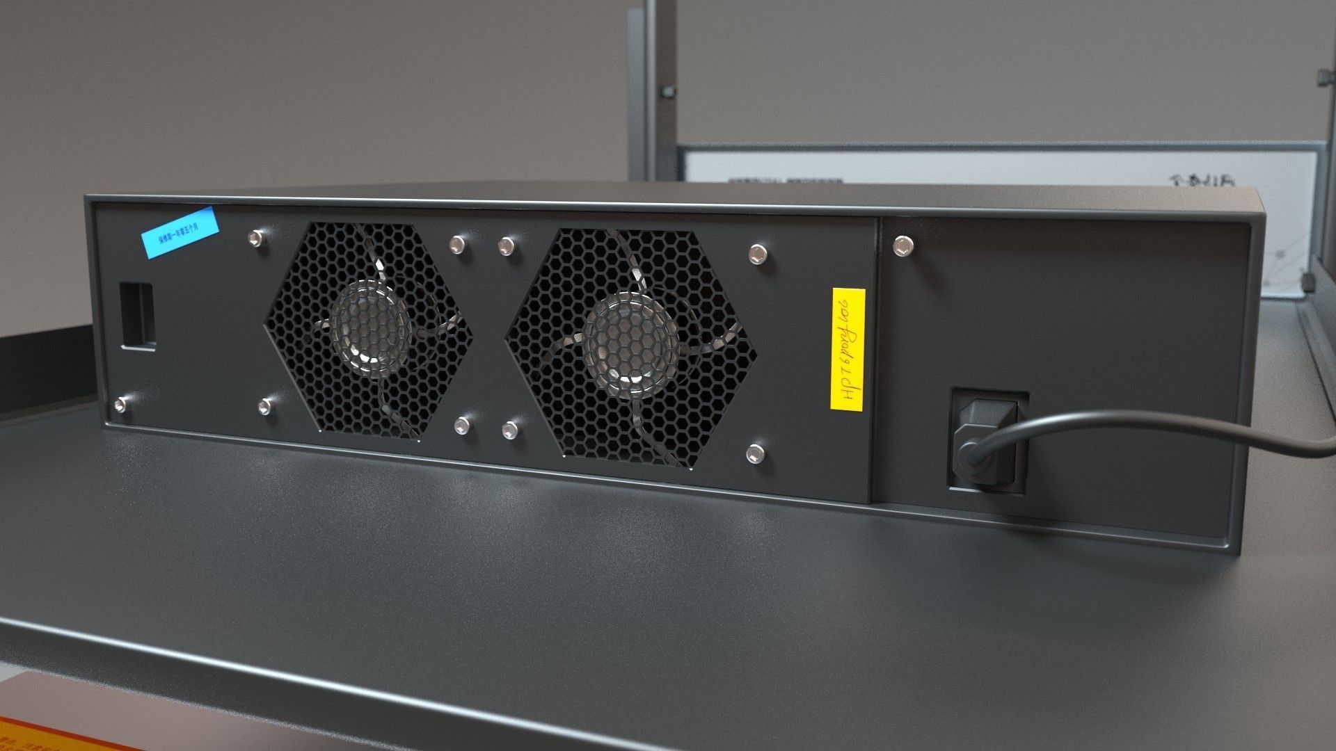 Host machine chassis memory model 3D model_4