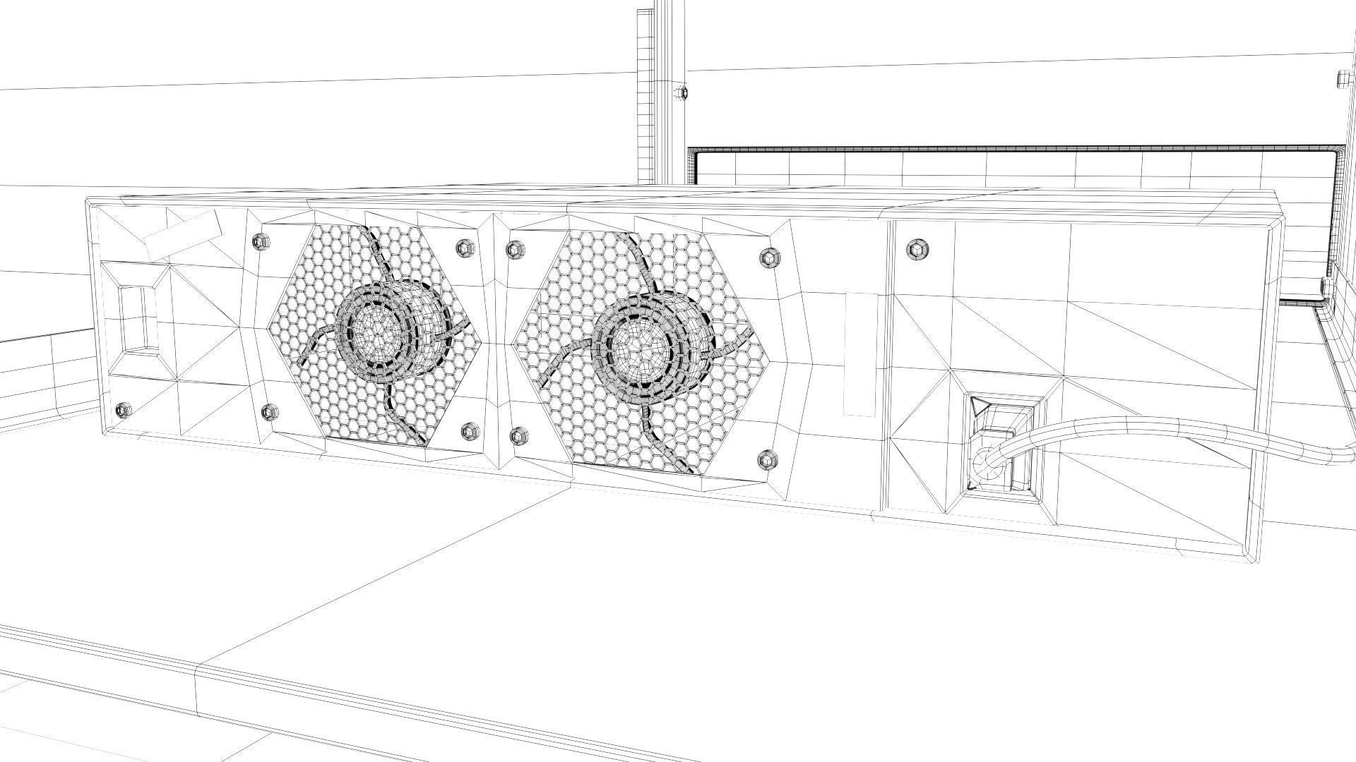 Host machine chassis memory model 3D model_13