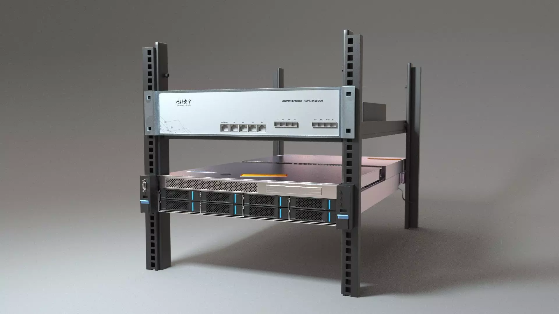 Host machine chassis memory model 3D model_0