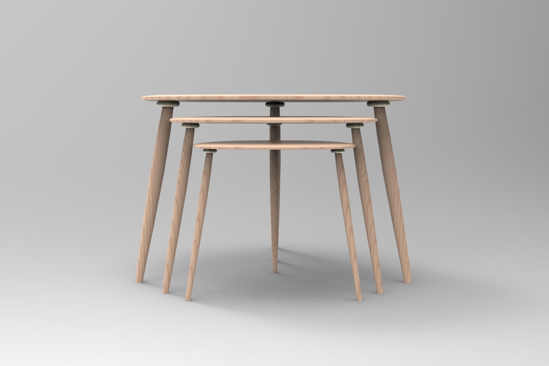 Originals Side Table Low-poly 3D model_4