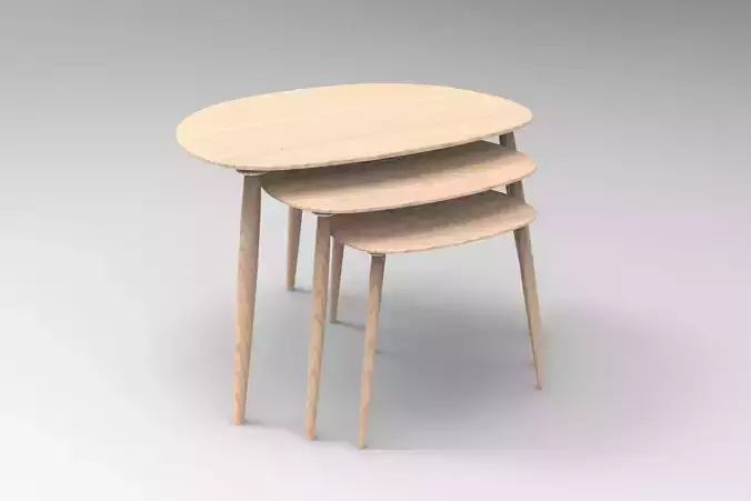 Originals Side Table Low-poly 3D model