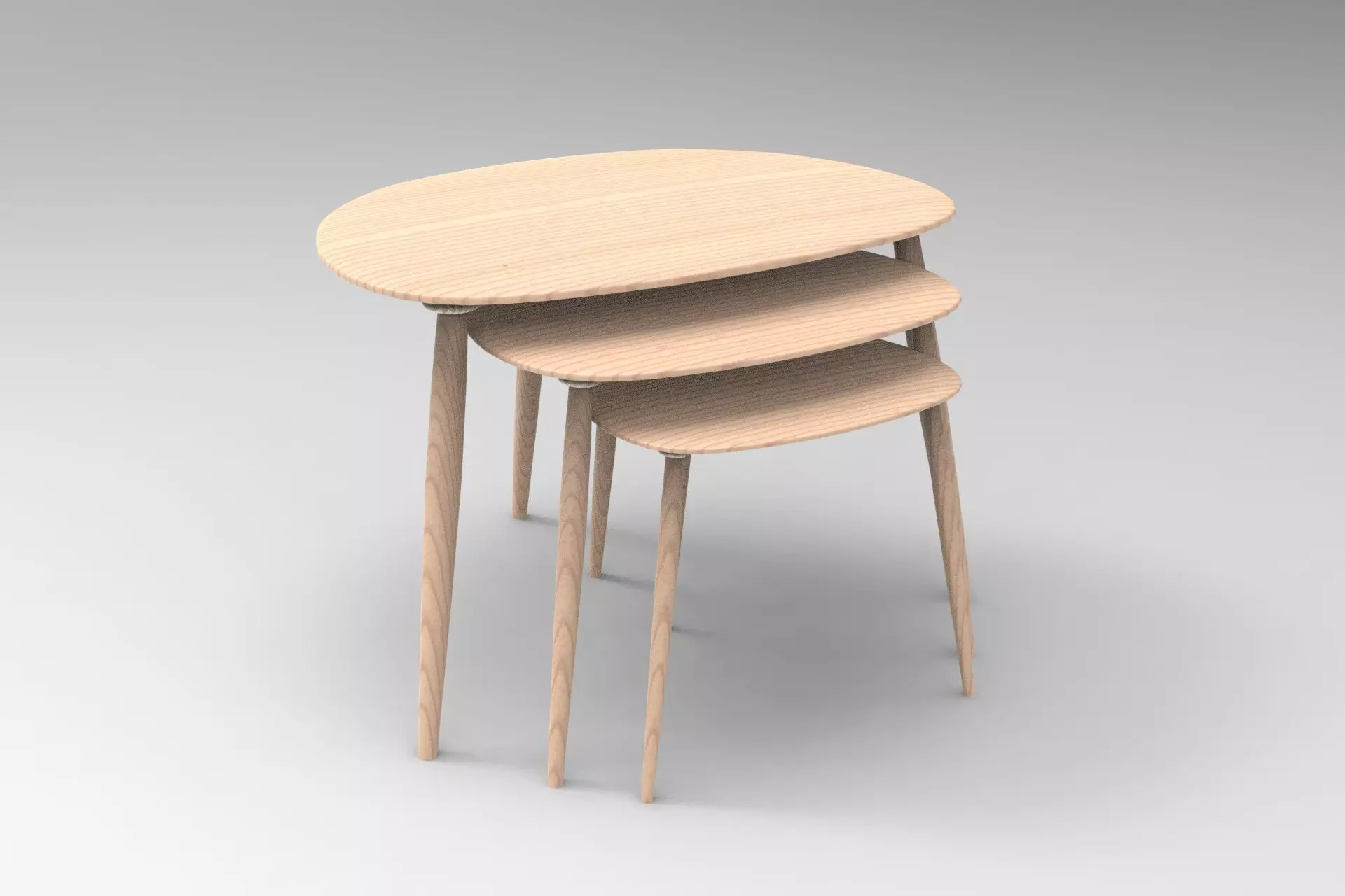 Originals Side Table Low-poly 3D model_0