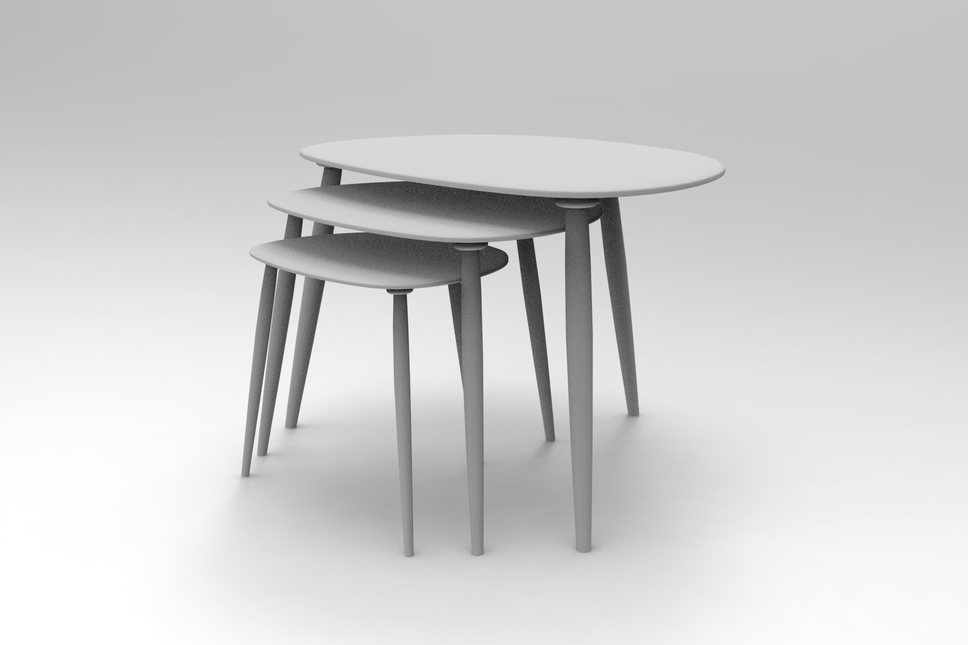 Originals Side Table Low-poly 3D model_7