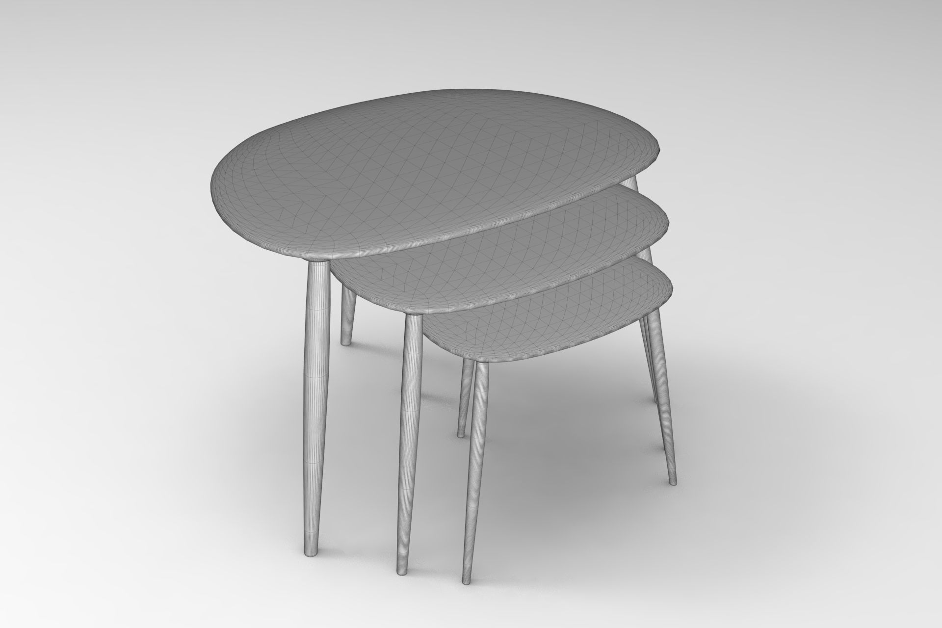Originals Side Table Low-poly 3D model_5