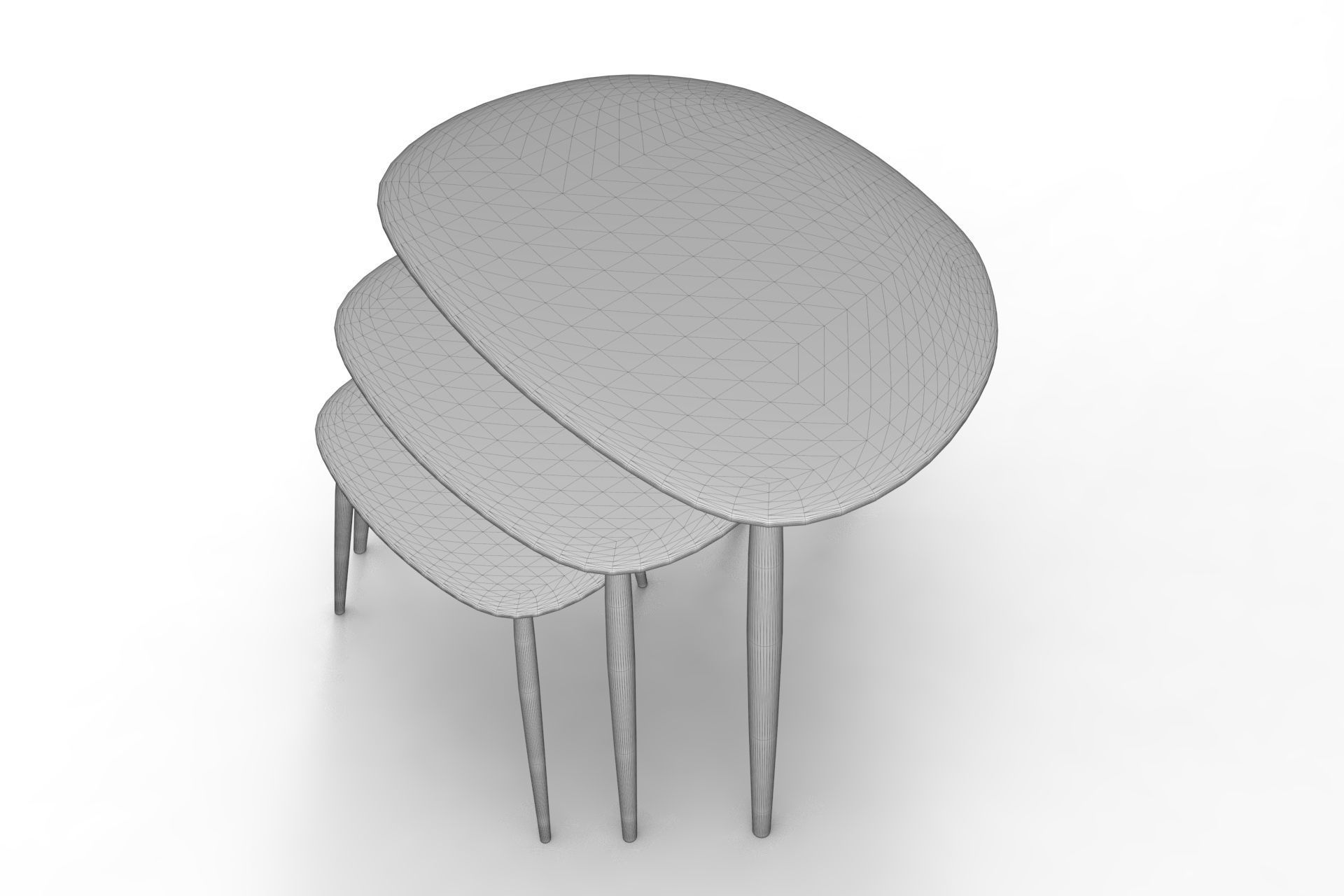 Originals Side Table Low-poly 3D model_6