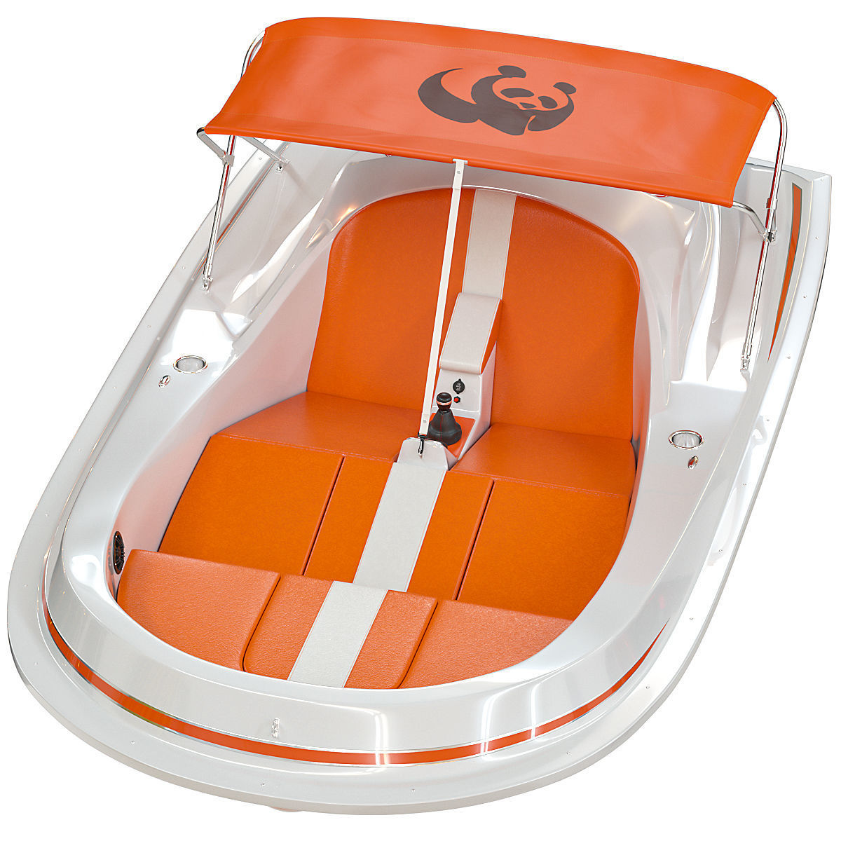 E-Motion electric pleasure boat 3D model_1