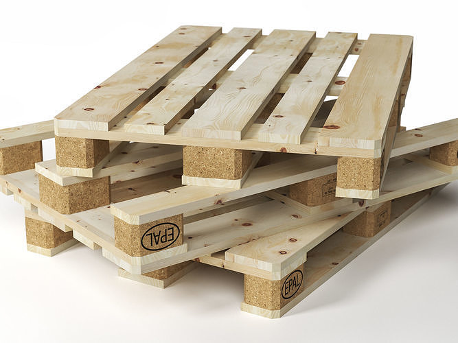 Wooden Pallet 3D model