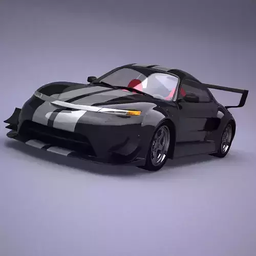 Generic car 06 model in Lightwave 3D