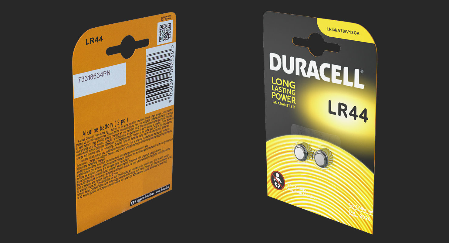 Duracell Batteries Packages Collection _5