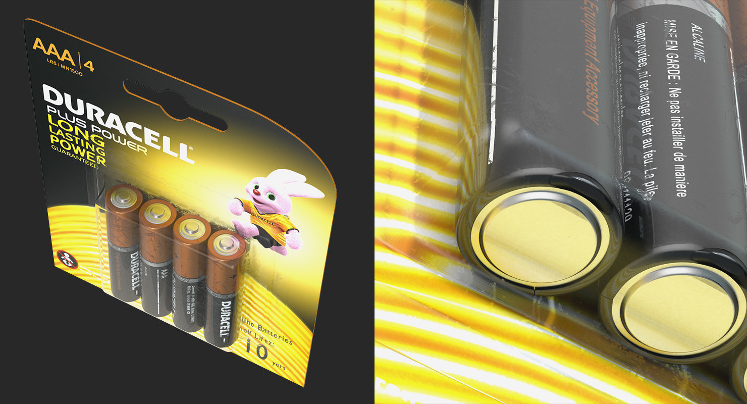 Duracell Batteries Packages Collection _25
