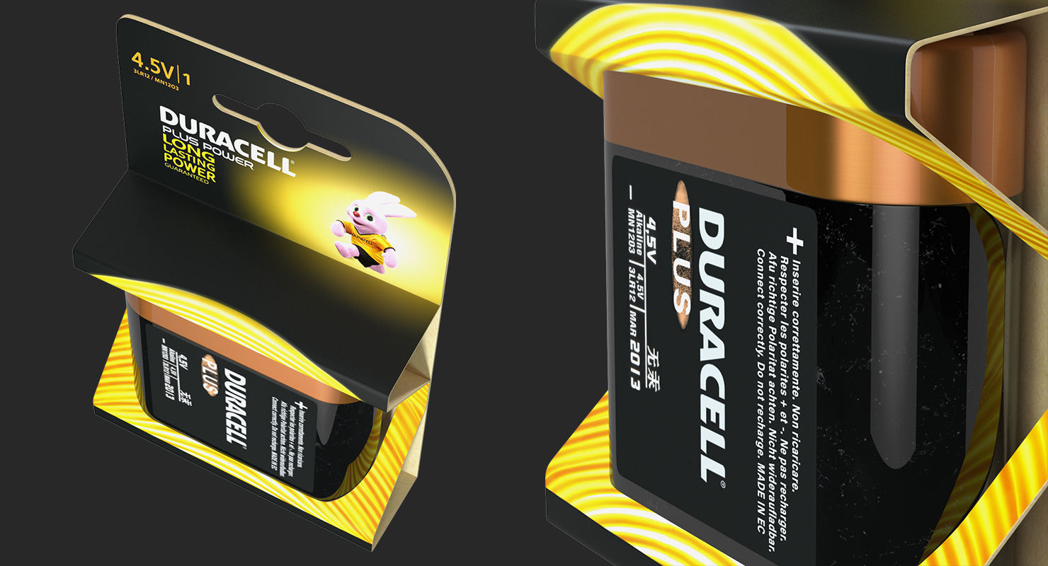 Duracell Batteries Packages Collection _40