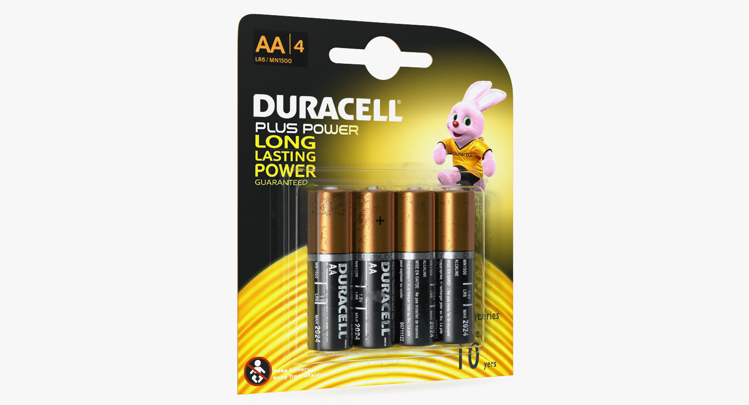 Duracell Batteries Packages Collection _10