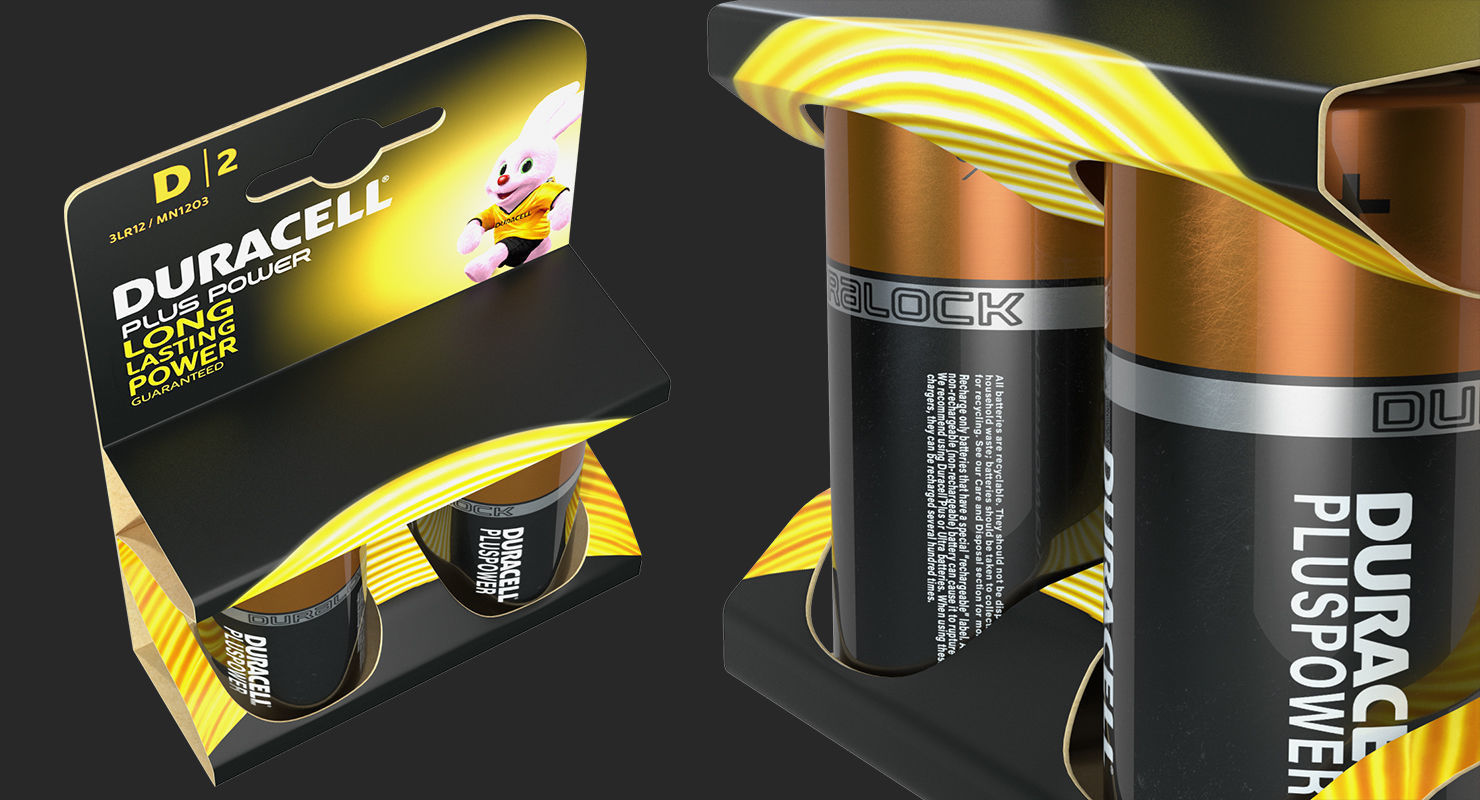 Duracell Batteries Packages Collection _21