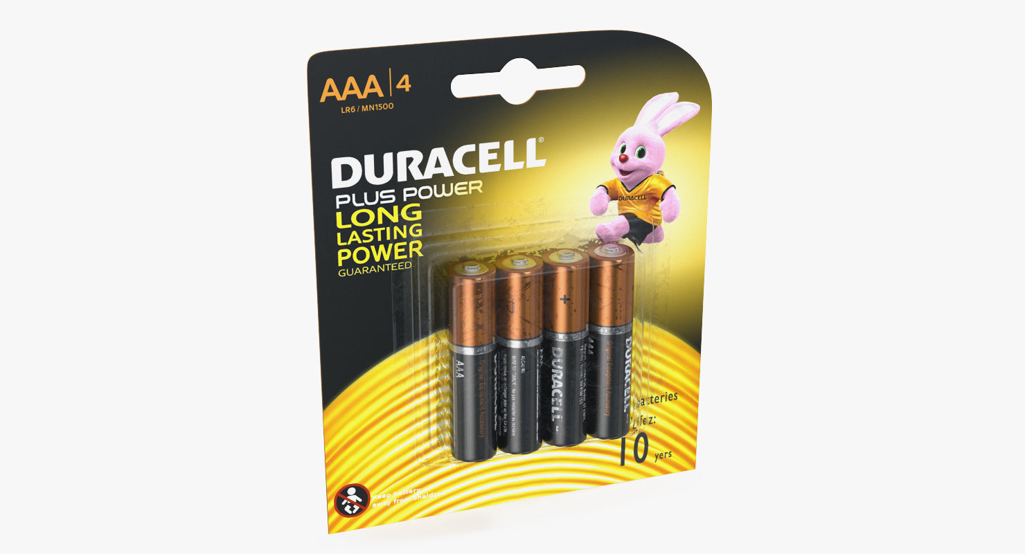 Duracell Batteries Packages Collection _11