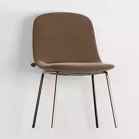 Chair with metal legs on wall Free 3D model