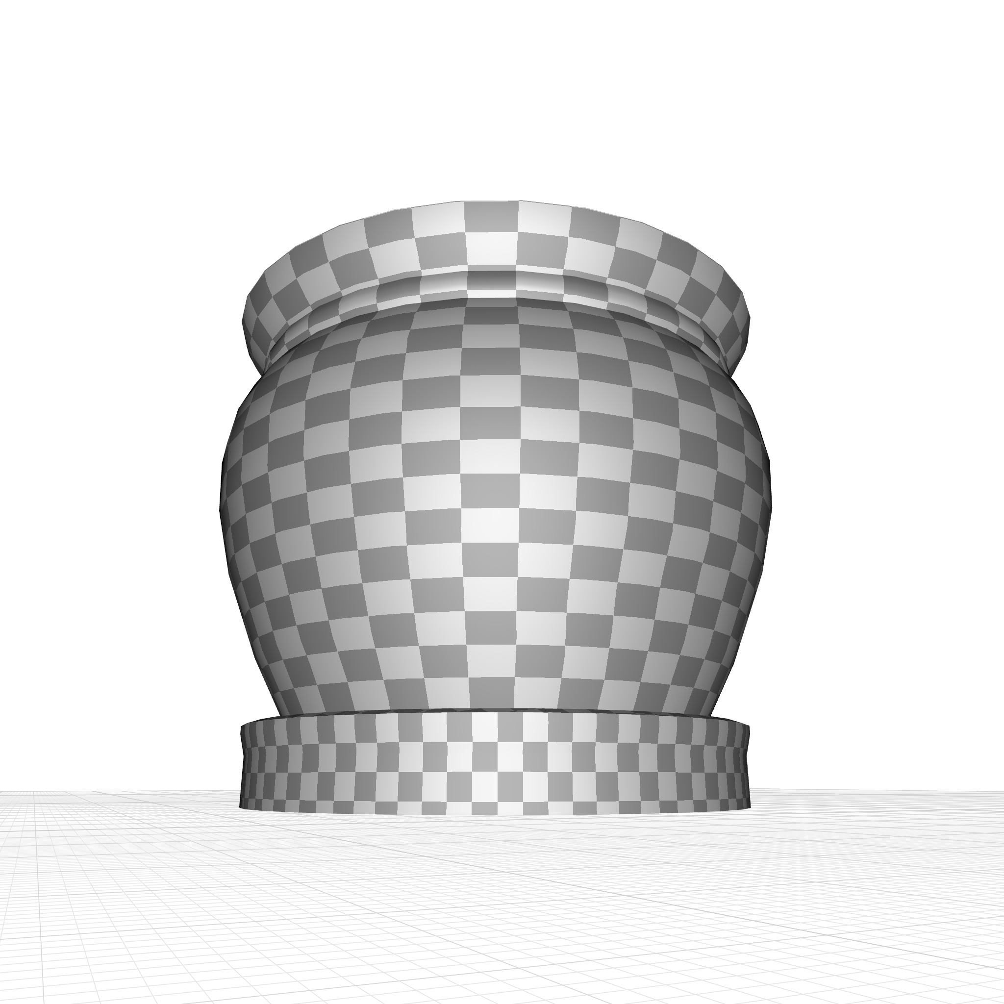Dinapoli Ceramic Pot Planter 3D model_5
