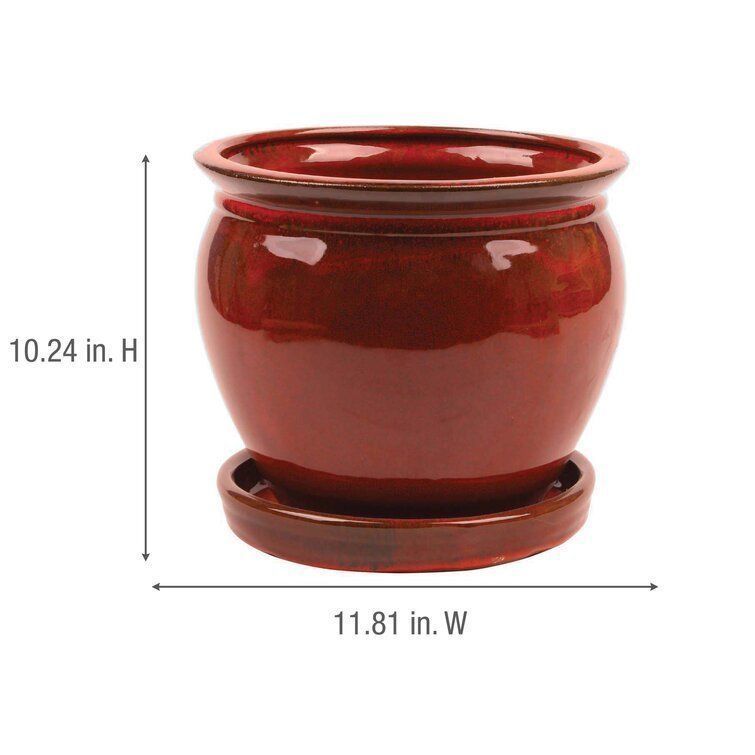 Dinapoli Ceramic Pot Planter 3D model_2