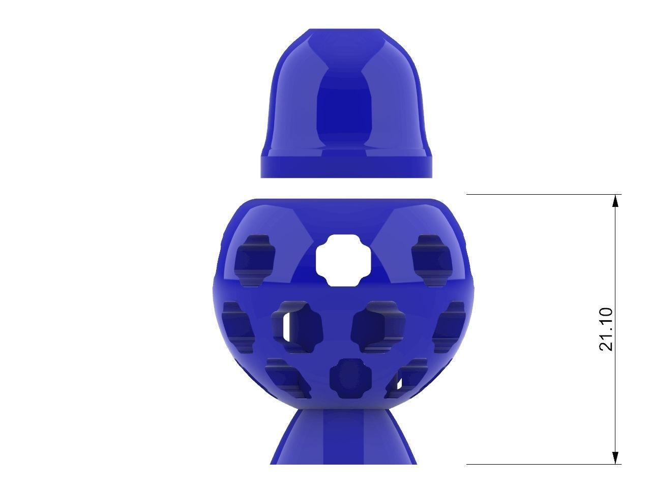candle holder lantern stl file verified 3D print model_1